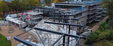 Baufortschritt TV Centrum im Oktober 2.0.